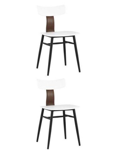 Комплект стульев Stool Group Ant 8333 white X2