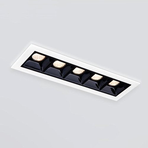 9921 LED 10W 4200K белый/черный Встраиваемый светильник Elektrostandard 9921 & 9922 & 9923 LED 9921 LED 10W 4200K белый/черный