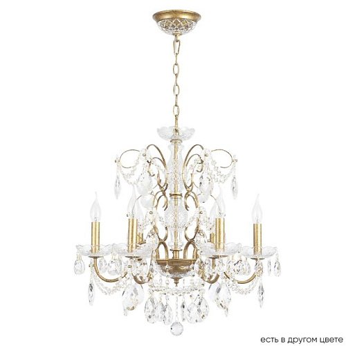 ODELIS SP6 GOLD Подвесная люстра Crystal Lux Odelis ODELIS SP6 GOLD