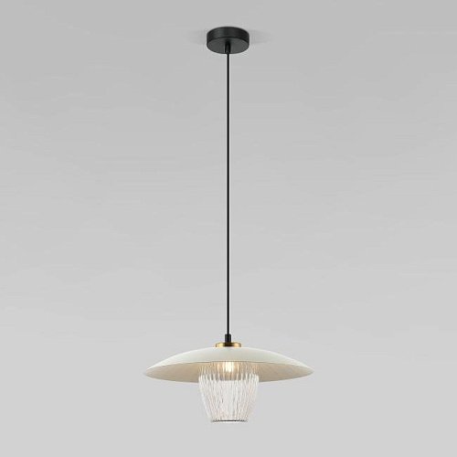 Светильник подвесной Eurosvet Kamari 50259/1 белый/прозрачный