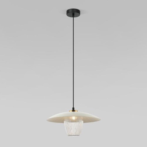 Светильник подвесной Eurosvet Kamari 50259/1 белый/прозрачный