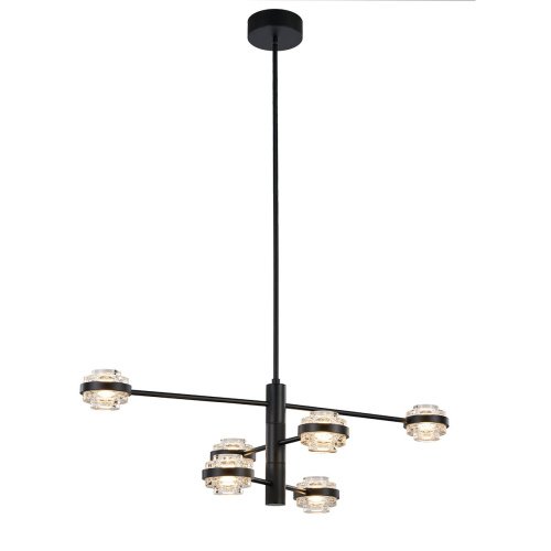 MX22030002-6A black/clear Люстра на штанге Delight Collection Indiana MX22030002-6A black/clear