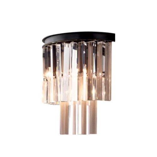 KR0387W-2B black/clear Настенное бра Delight Collection 1920s Odeon KR0387W-2B black/clear
