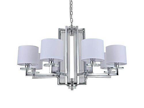 35408+1/C chrome без абажуров Подвесная люстра Newport 35400 35408+1/C chrome без абажуров