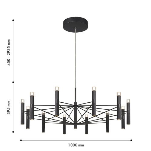 Подвесная люстра Favourite Blick 4758-12P