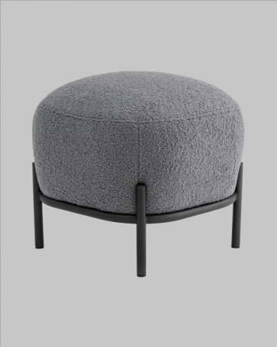 Пуфик Stool Group Стоун vd-pf-stone-fl-grey