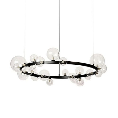 Подвесная люстра Delight Collection Art Deco Bubble 8828P/L black/clear