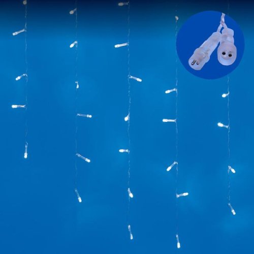 ULD-B6007-200/STK WHITE IP44 Бахрома светодиодная со статическим свечением, 6м Uniel ULD-B6007-200/STK WHITE IP44