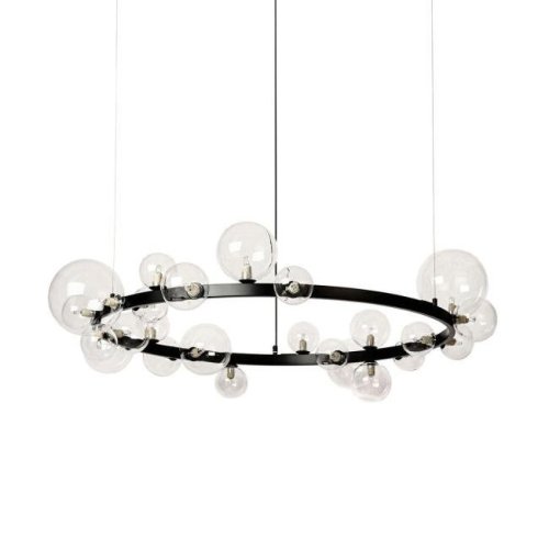 8828P/L black/clear Подвесная люстра Delight Collection Art Deco Bubble 8828P/L black/clear