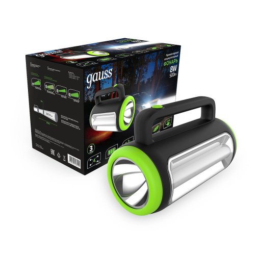Фонарик Gauss Фонарь прожекторный GF603