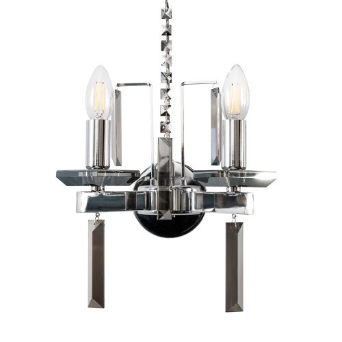 Настенное бра Crystal Lux Marron MARRON AP2 CHROME