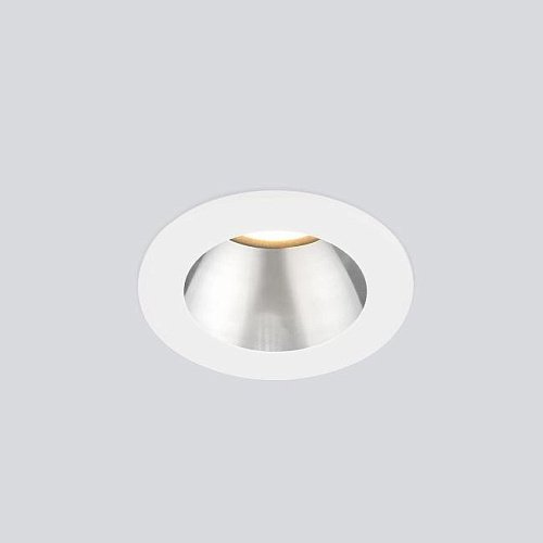 25023/LED 7W 4200K WH/SL белый/серебро Встраиваемый светильник Elektrostandard Teka 25023/LED 7W 4200K WH/SL белый/серебро