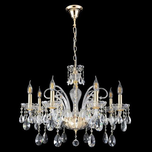 MONICA SP8 GOLD Подвесная люстра Crystal Lux Monica MONICA SP8 GOLD