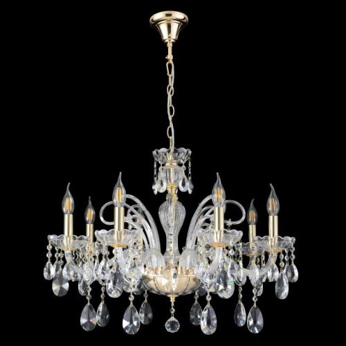 MONICA SP8 GOLD Подвесная люстра Crystal Lux Monica MONICA SP8 GOLD
