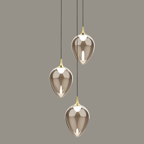 Светильник подвесной Delight Collection MD24001012 MD24001012-3A brass/champagne