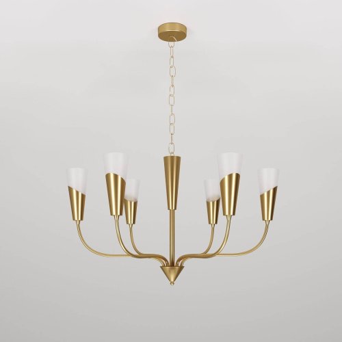 Подвесная люстра Eurosvet Rhyton 60167/6 латунь