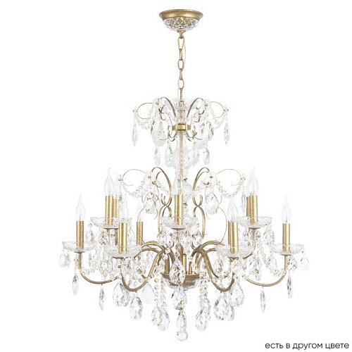 ODELIS SP12 GOLD Подвесная люстра Crystal Lux Odelis ODELIS SP12 GOLD