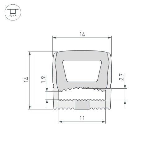 Профиль Arlight Wph 041092