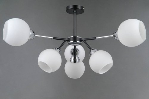 Потолочная люстра ILLUMICO IL0715-6CSQ-24 BK CR LIBRA