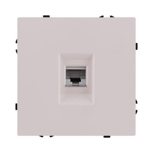 Розетка Ethernet RJ45 Cat.6, кашемир матовый Kollinger Eclipse EC-017CM