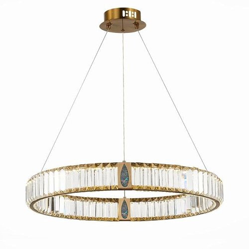 D8016P/R/D600 gold/clear Подвесная люстра Delight Collection D8016 D8016P/R/D600 gold/clear