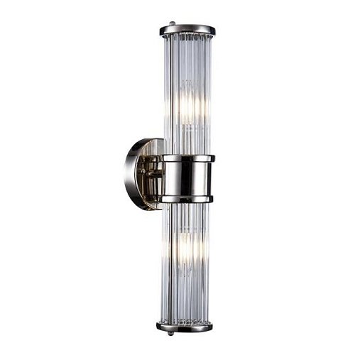KM0768W-2 nickel Настенный светильник Delight Collection Claridges KM0768W-2 nickel