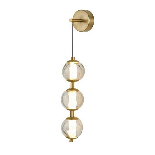 Настенное бра Delight Collection OD2437 OB2437 brass/clear