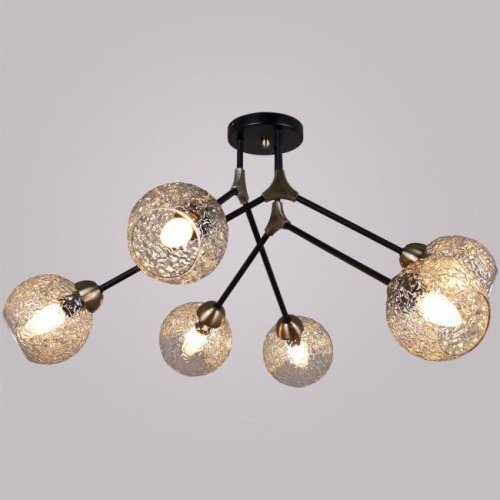 Потолочная люстра ILLUMICO IL0264-6CSQ-79 BK AB