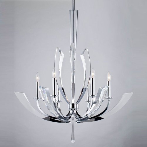 P68028L-6 chrome Подвесная люстра Delight Collection Ice Kingdom P68028L-6 chrome