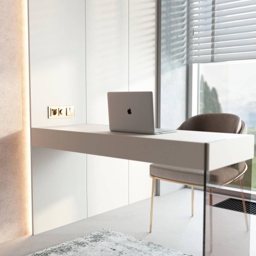 W1142011/ Диммер N (шампань) Диммер Werkel Встраиваемые механизмы шампань W1142011/ Диммер N (шампань)