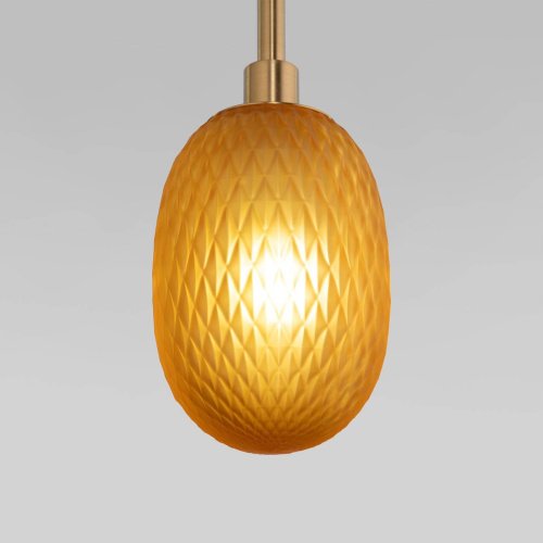 Светильник подвесной Eurosvet Pineapple 50266 дымчатый/прозрачный/янтарный Smart