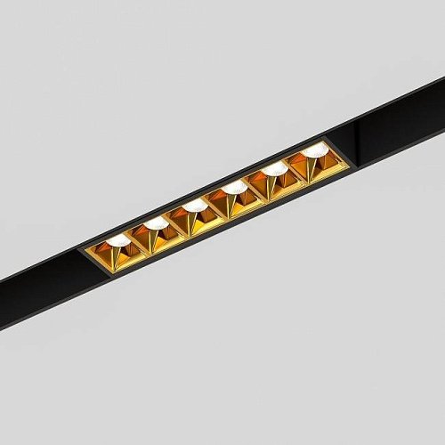 Slim Magnetic Трековый светильник 6W 4000K Artas (чёрный/золото) 85101/01 Трековый светильник Elektrostandard Slim Magnetic Slim Magnetic Трековый светильник 6W 4000K Artas (чёрный/золото) 85101/01