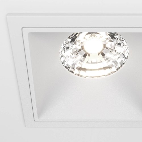 Встраиваемый светильник Maytoni Alfa Led DL043-01-15W4K-D-SQ-W
