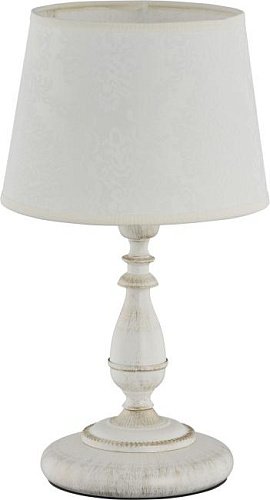 18538 Настольная лампа Alfa Roksana White 18538