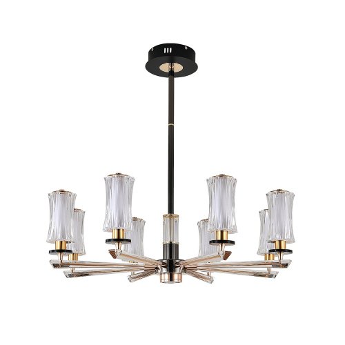 Люстра на штанге Indigo Grandioso V000186L 13038/8R Black