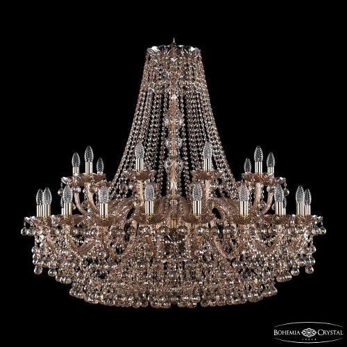 Подвесная хрустальная люстра 1409 Bohemia 1409/20+10/400 G M721