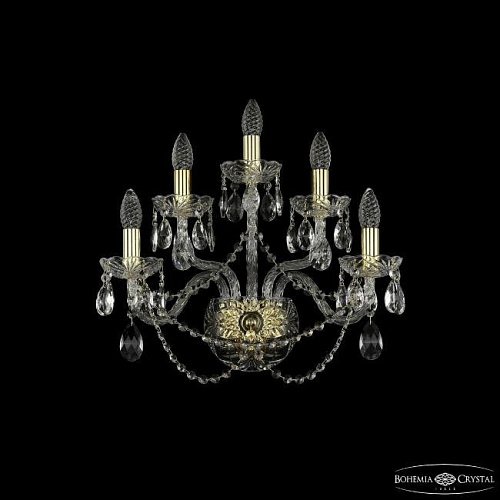 1402B/2+2+1/195/XL G Настенное бра Bohemia 1402 1402B/2+2+1/195/XL/G