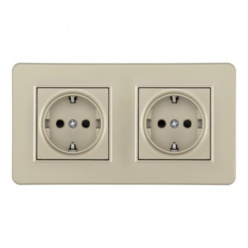 Розетка Arte Milano Set16-2 SET16-2-40-1x2 shampan