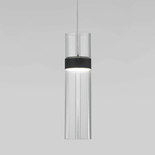50244/1 LED черный/прозрачный Светильник подвесной Eurosvet Lumen 50244/1 LED черный/прозрачный