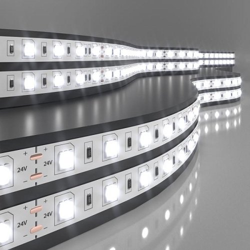 Лента светодиодная 60Led 14,4W IP20 4200K дневной белый (5050 24V 60Led 14,4W IP20) LED лента Elektrostandard 24V 14,4W IP20 Лента светодиодная 60Led 14,4W IP20 4200K дневной белый (5050 24V 60Led 14,4W IP20) a052966