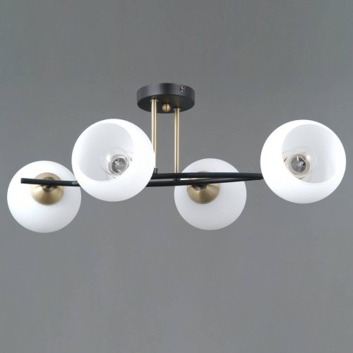 Потолочная люстра ILLUMICO IL0798-4CSQ-25 BK AB TRENTO