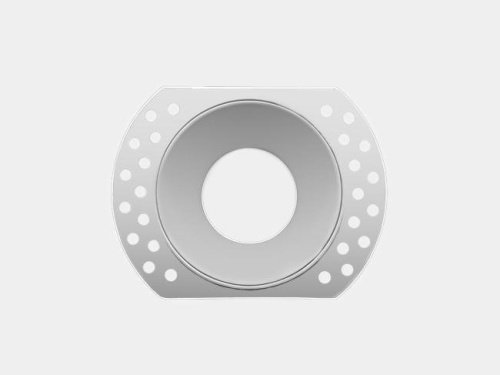 00-00050897 Рамка встраиваемая в ГКЛ IP65 под модуль DL-FT, белая, DC-ACS113