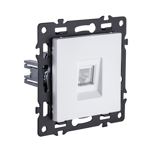 Розетка Ethernet RJ45 Cat.6, белый Kollinger Asthetik AS-017WH