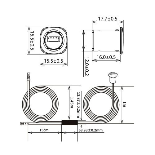 00-00045489 Датчик сенсорный мини SR-VS-mini-Touch, SWG Standard 00-00045489