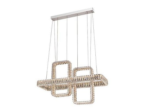 8232+2N/S chrome Подвесная люстра Newport Crystal 2 8232+2N/S chrome
