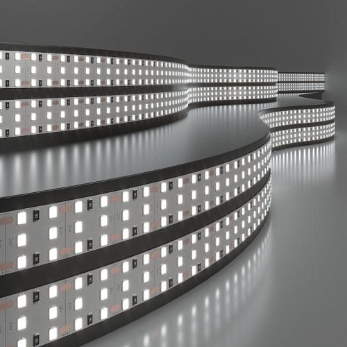 Лента светодиодная 360LED 26W IP20 трехрядная 6500К холодный белый (2835 24V 360Led 26W IP20) LED лента Elektrostandard 2835 24V 360Led 26W Лента светодиодная 360LED 26W IP20 трехрядная 6500К холодный белый (2835 24V 360Led 26W IP20) a062580