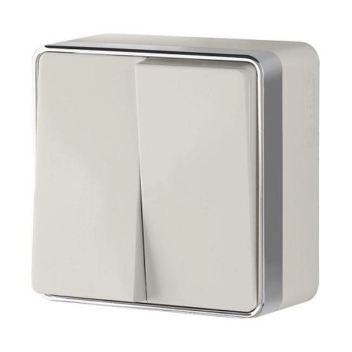 W5020003/ Выключатель двухклавишный Gallant (слоновая кость) Выключатель Werkel W5020003/ Выключатель двухклавишный Gallant (слоновая кость)