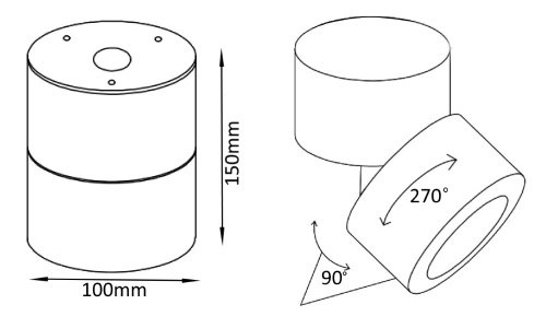 CLT 412C WH Светильник спот Crystal Lux Clt 412 CLT 412С WH