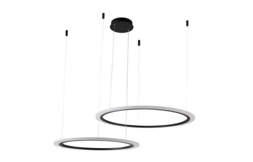 MANZANA SP53W LED D600+800 BLACK Подвесная люстра Crystal Lux Manzana MANZANA SP53W LED D600+800 BLACK