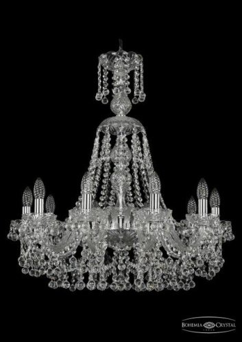 Подвесная хрустальная люстра 1409 Bohemia 1409/10/240/XL-75 Ni